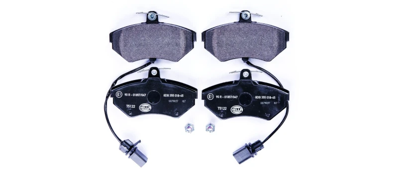 Image of HELLA Brake pad set HELLA 8DB 355 018-451