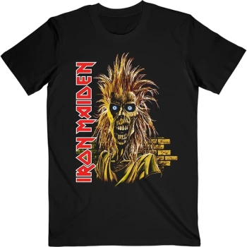 Image of Iron Maiden - First Album 2 Unisex Large T-Shirt - Black