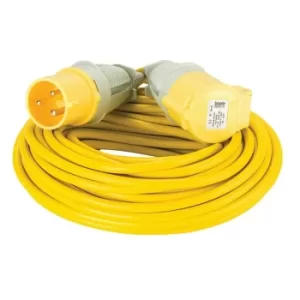 Image of Defender Power And Light Defender 110V 32A 2.5MM 25M Yellow Arctic Ext Lead