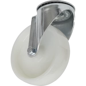 image of Sealey Bolt Hole Swivel Castor White 125mm