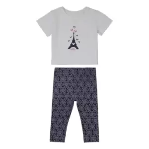 image of Elle Elle Tee/Legging Set Bb99 - Blue