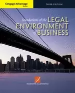 Image of cengage advantage books foundations of the legal environment of business