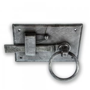 image of LocksOnline Hand-Forged Pewter Gate Latch