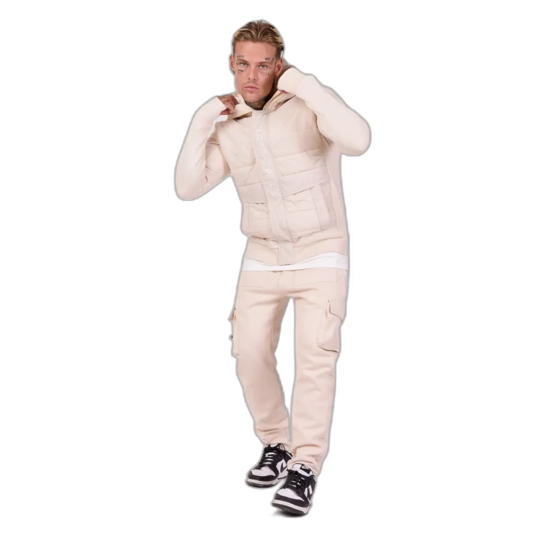 Image of Project X Paris Loose fleece cargo joggers Project X Paris Blanc Male M