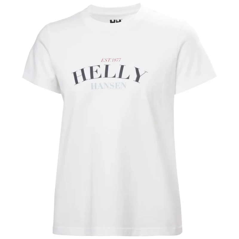 Image of Helly Hansen Womens T-Shirt Helly Hansen Cora Graphic 2.0 Blanc Female L