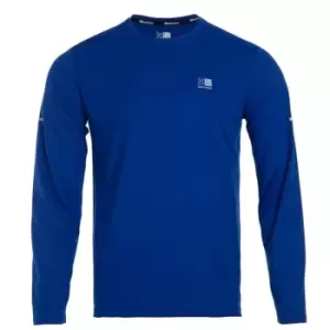 Image of Karrimor Long Sleeve Run T Shirt Mens - Blue