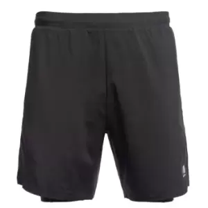 image of Karrimor 2 in 1 Running Shorts Mens - Black