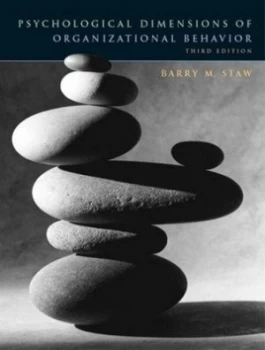 Image of Psychological Dimensions of Organizational Behavior by Barry M. Staw Book