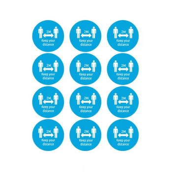 Image of Social Distancing Name Badges Pack of 48