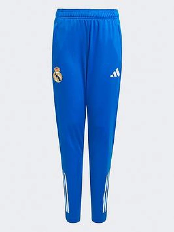 Image of Adidas Real Madrid kids' joggers EU 2025/26 Bleu Unisex 5/6 ans