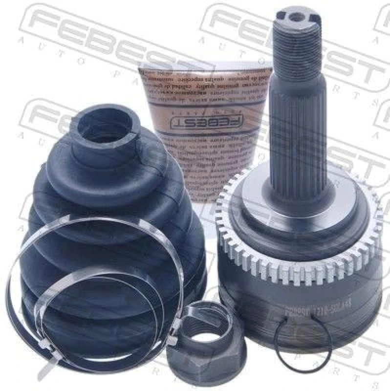 Image of FEBEST 1210-SOLA48 Joint, drive shaft Wheel Side, with ABS sensor ring Joint,drive shaft (236)