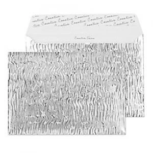 Image of Creative Holographic Coloured Envelopes C5 Peel & Seal 162 x 229mm Plain 140 gsm Metal Ripple Pack of 100