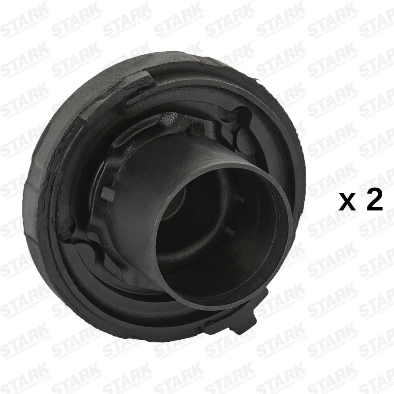 Image of STARK SKSS-0671115 Top strut mount Rear Axle, without rolling bearing Elastomer Suspension Strut Support Bearing (1180)
