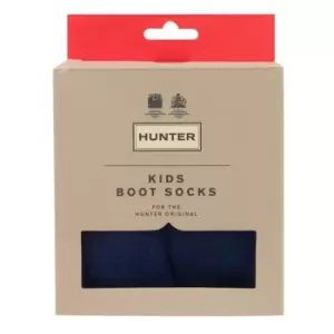 Image of Hunter Boot Socks Unisex Childrens - Blue