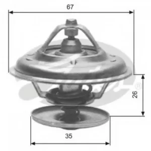 Image of Gates Thermostat coolant TH11680G1