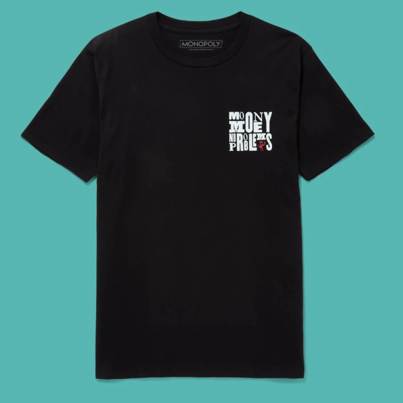 Image of Monopoly Mo Money T-Shirt - Black - S - Black