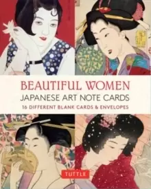 Image of Beautiful Women in Japanese Art, 16 Note Cards : 16 Different Blank Cards with 17 Patterned Envelopes (Japanese Woodblock Prints)