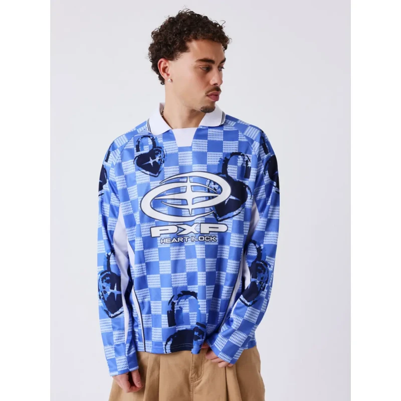 Image of Project X Paris Long Sleeve Jersey Project X Paris Love story Bleu Male 2XL