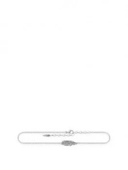 Image of Thomas Sabo Sterling Silver Feather Anklet
