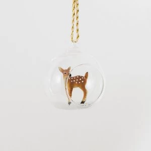 Image of Sass & Belle Winter Forest Folk Deer Open Bauble