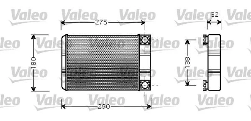 Image of Heater matrix VALEO 812321