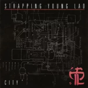 image of Strapping Young Lad City CD multicolor