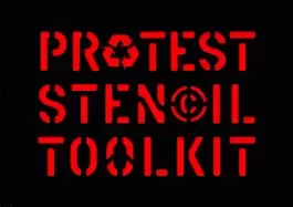 Image of protest stencil toolkit revised edition