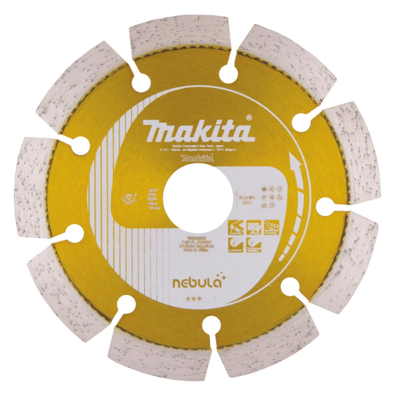 Image of Makita Nebula Wet & Dry Diamond Wheel Cutting Disc 125mm 2mm Pack of 1 B-53992