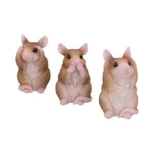 Image of Three Wise Mice Figurines