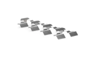 Image of RIDEX Accessory Kit, disc brake pads Rear Axle 1164A0006 VW,AUDI,OPEL,Golf IV Schragheck (1J1),Golf V Schragheck (1K1),POLO (9N_),TOURAN (1T1, 1T2)