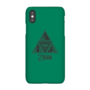 Image of Nintendo The Legend Of Zelda Triforce Phone Case - iPhone X - Snap Case - Gloss