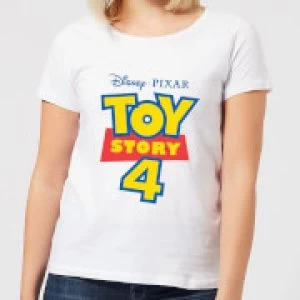 Image of Toy Story 4 Logo Womens T-Shirt - White - 3XL