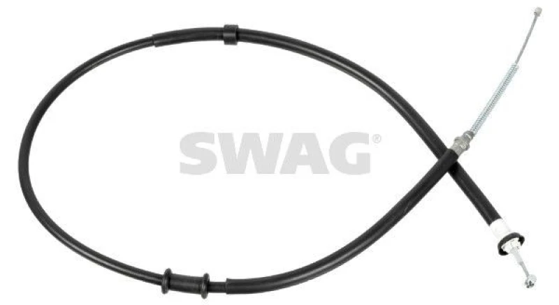 Image of SWAG 70 10 1805 Brake Cable Left Rear, 1405mm Cable,parking brake (124)