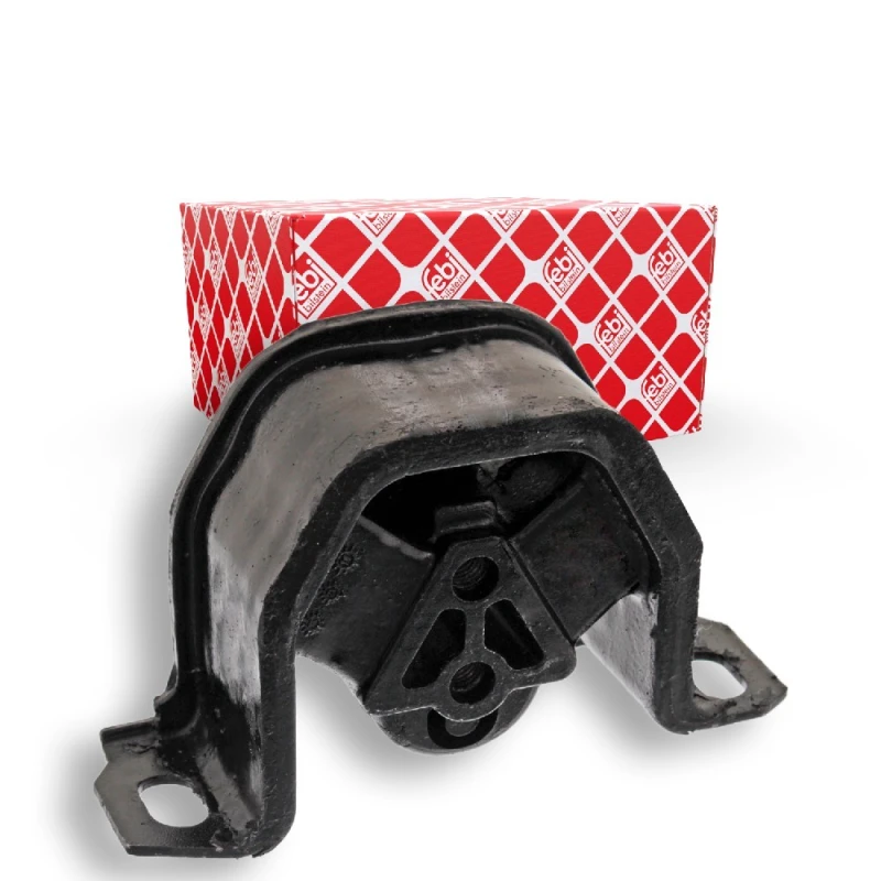 Image of FEBI BILSTEIN 05128 Engine mount Left Front, Rubber-Metal Mount Engine Mounting (247)