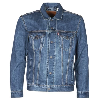 Image of Levis THE TRUCKER JACKET mens Denim jacket in Blue - Sizes XXL,S,M,L,XL,XS