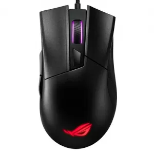 image of Asus ROG Gladius II Core Gaming Mouse, 200-6200 DPI, Lightweight, Ergonomic, RGB Lighting