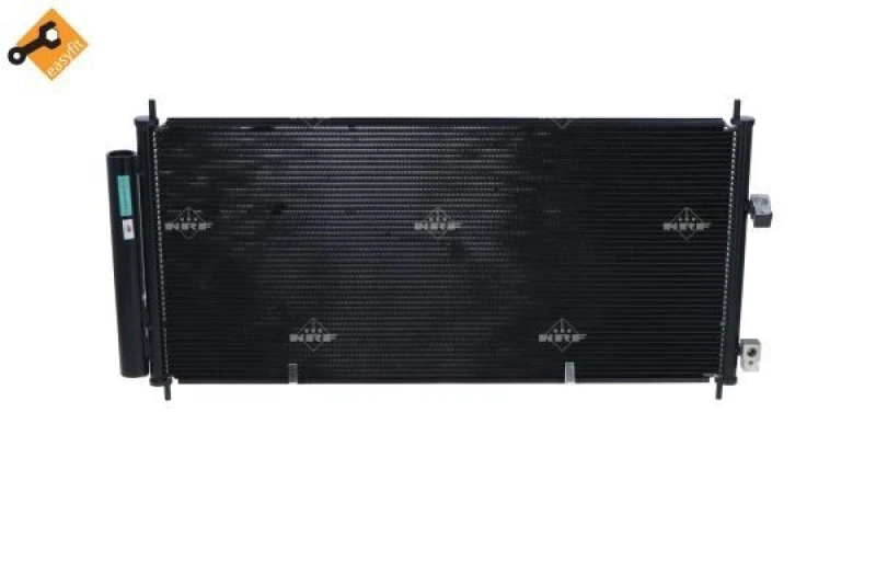 Image of NRF 350340 Condenser EASY FIT with seal ring, with nitrogen filling Aluminium Condenser,air conditioning (448)