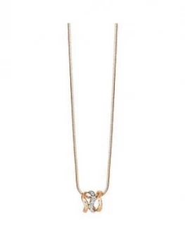 image of Buckley London Buckley London Bayswater Barrel Pendant Necklace Free Gift Bag