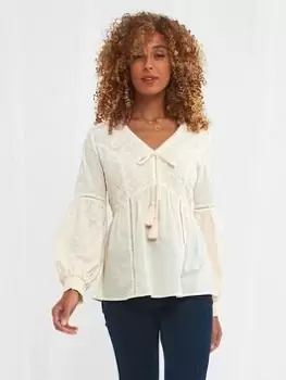 image of Joe Browns All In The Details Top -winter White, Size 12, Women