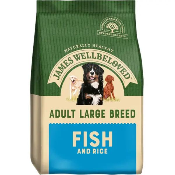 Image of James Wellbeloved Adult Large Breed Fish Dog Food 15kg
