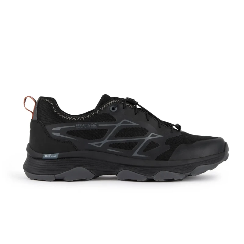 Image of Regatta Regatta Men Blaze Shoe in Jet Black Size: 8 Jet Black 8 Male 5063516025740