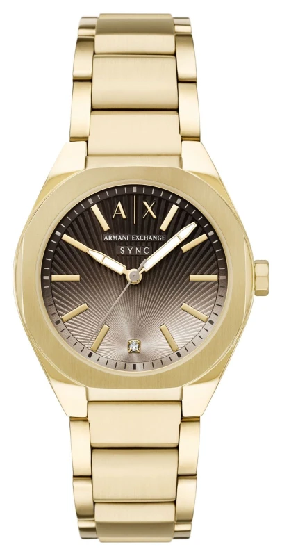 Image of Armani Exchange AX6031 Three-Hand Quartz (36mm) Textured Watch