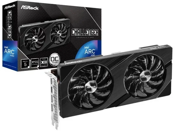 image of Asrock Arc A580 Challenger 8GB OC Graphics Card