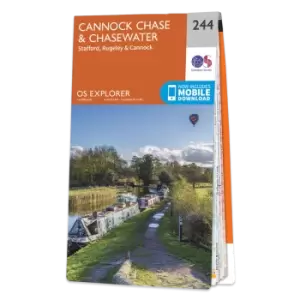 image of Map of Cannock Chase & Chasewater