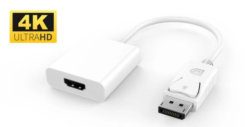 Image of Microconnect DPHDMI3W video cable adapter 0.15 m DisplayPort HDMI Whit