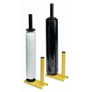 Image of Stretch Wrap 17 Micron 500mm x 250m Black Cast Pack of 6 Rolls