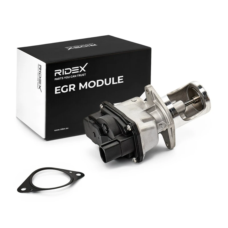 Image of RIDEX 4198E0103 EGR Module with gaskets/seals EGR Module (4198)