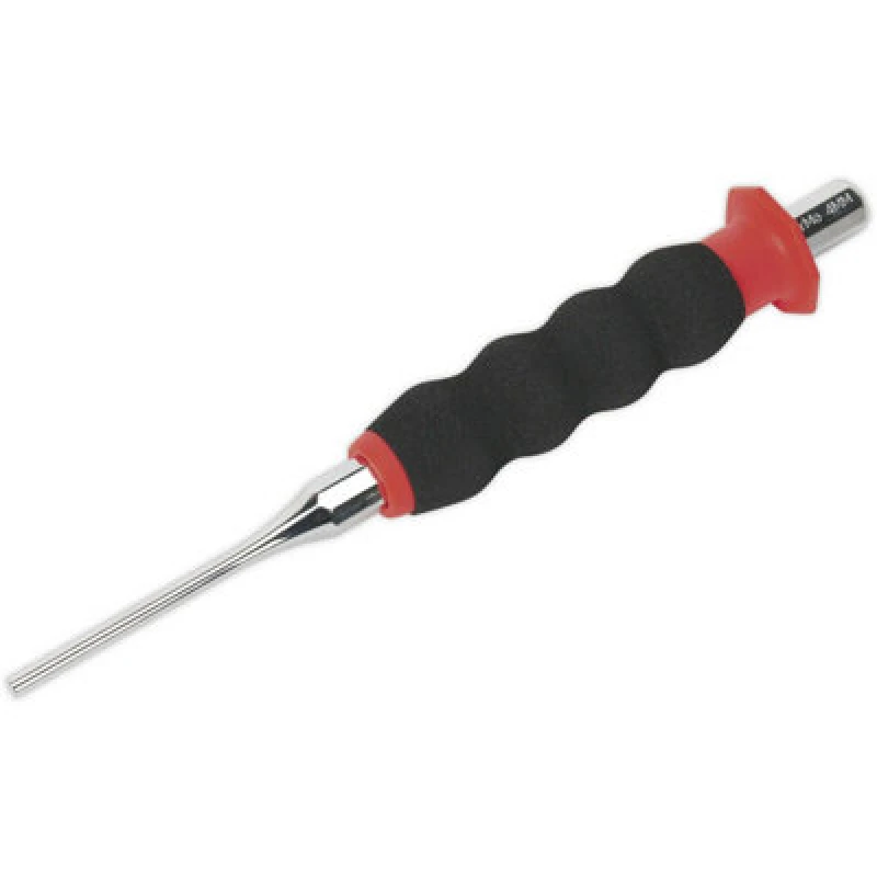 Image of Loops 4mm Sheathed Parallel Pin Punch - Contoured Foam Grip - Chrome Molybdenum Steel Metallics