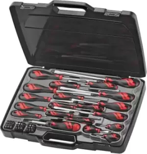 Image of Teng Tools Slotted Head Slotted Screwdriver Set 53 Piece