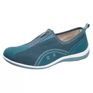 Image of Boulevard Womens/Ladies Zip Elastic Gusset Leisure Shoes (7 UK) (Grey)